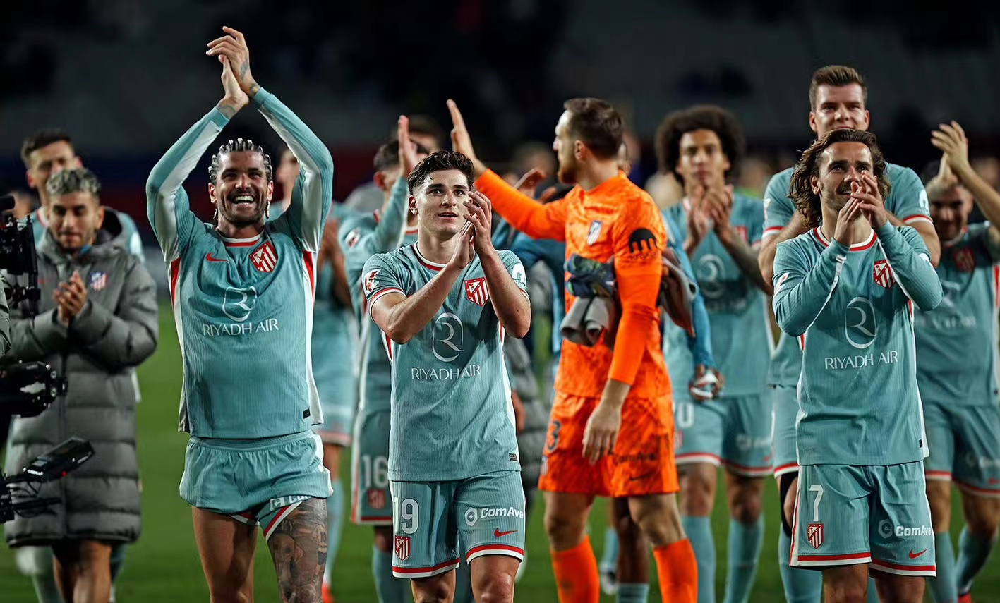 Atletico Madrid jättää jäähyväiset vuodelle 2024, joka on pian ohitse La Ligan kärjellä ja 12 peräkkäisellä voitolla
